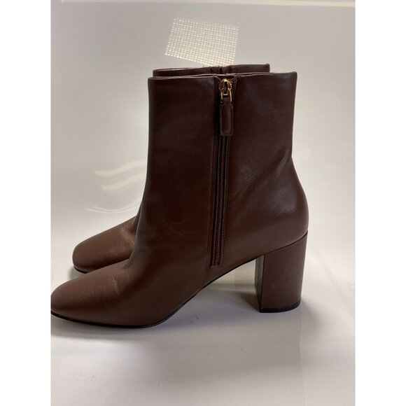 Cole Haan Women's Valley Square Toe High Heel Chestnut Booties 9.5 - Picture 6 of 7